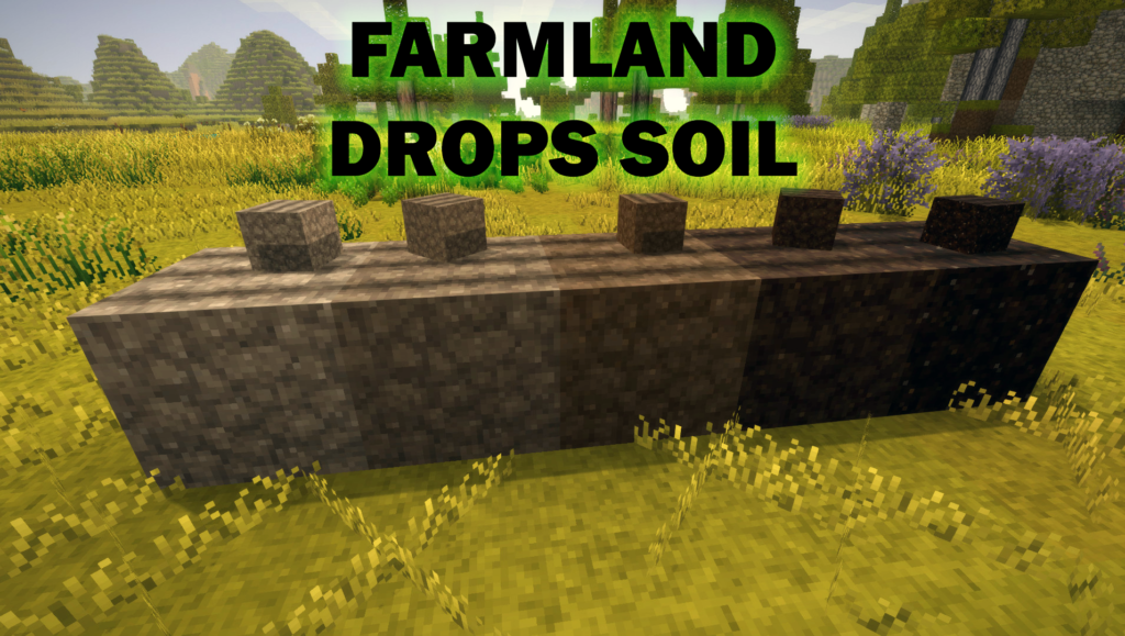 FARMLAND DROPS SOIL MOD